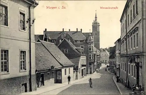 Ak Wurzen in Sachsen, Wenceslaistraße, Kirche