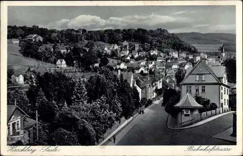 Ak Hirschberg an der Saale, Bahnhofstraße