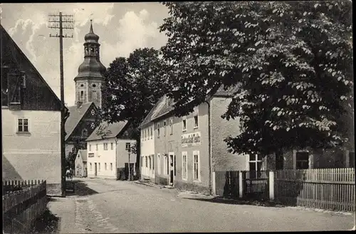 Ak Geising Altenberg im Erzgebirge, Hotel Stadt Teplitz Besitzer Herm. Prieber