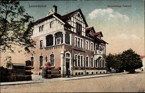 Ak Lommatzsch in Sachsen, Kaiserliches Postamt
