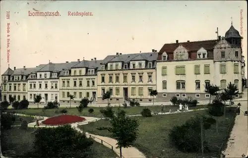 Ak Lommatzsch in Sachsen, Reichsplatz