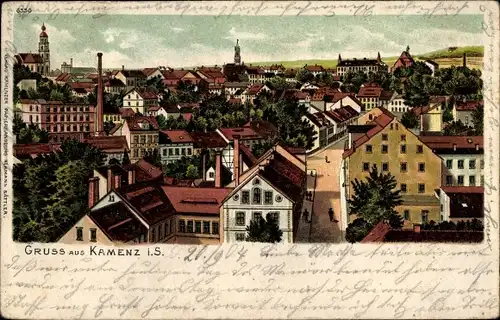 Litho Kamenz Sachsen, Gesamtansicht