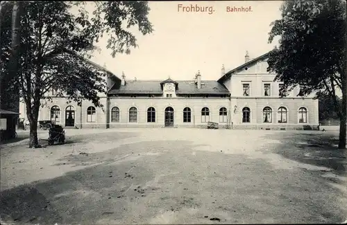 Ak Frohburg in Sachsen, Bahnhof