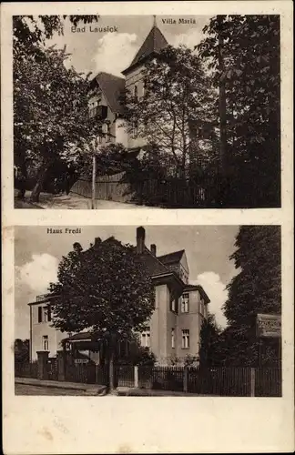 Ak Beucha Bad Lausnick in Sachsen, Villa Maria, Haus Fredi