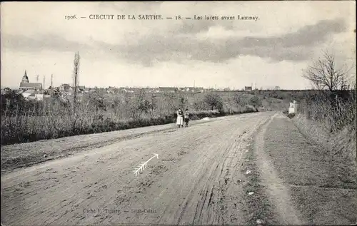 Ak Circuit de la Sarthe, Les lacets avant Lamnay