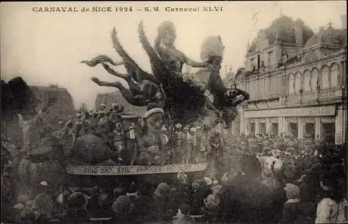Ak Nice Nizza Alpes Maritimes, Carnaval 1924, SM Carnaval XLVI