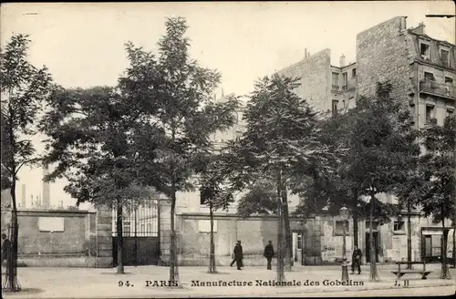 Ak Paris, Manufacture Nationale des Gobelins