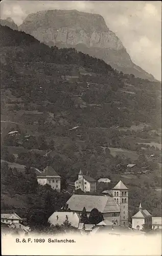 Ak Sallanches Haute Savoie, Vue générale