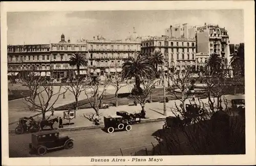 Ak Buenos Aires Argentinien, Plaza Mayo