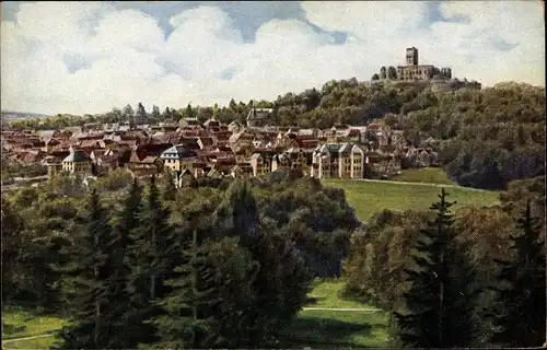 Künstler Ak Königstein im Taunus, Totale vom Gaisberg aus gesehen, Wiro Nr. 3240