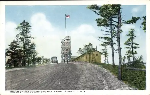 Ak Yaphank New York, Tower on Headquarters Hill, Camp Upton