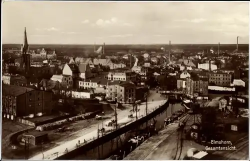 Ak Elmshorn in Schleswig Holstein, Gesamtansicht