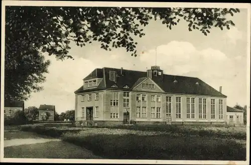 Ak Regis Breitingen Sachsen, Blick zur Turnhalle