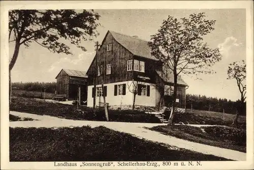 Ak Schellerhau Altenberg im Erzgebirge, Landhaus Sonnengruß