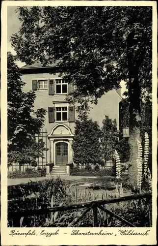 Ak Bärenfels Altenberg im Erzgebirge, Schwesternheim Waldesruh