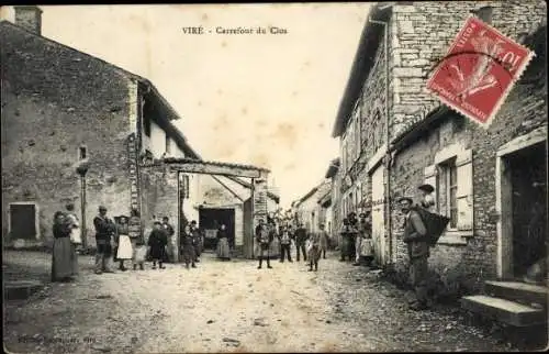 Ak Viré Calvados, Carrefour du Clos