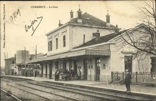 Ak Commercy Lothringen Meuse, La Gare