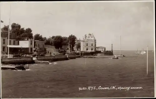 Ak Cowes Isle of Wight England, Royal Yacht Squadron, Showing annex