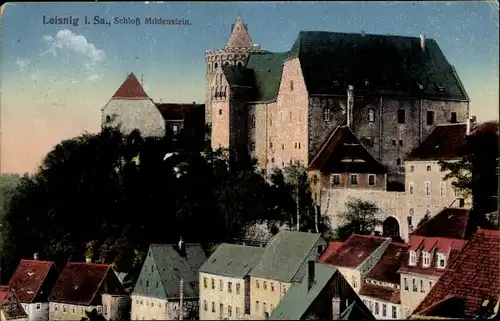 Ak Leisnig in Sachsen, Schloss Mildenstein