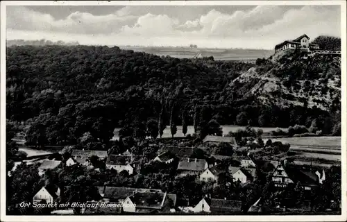 Ak Saaleck Bad Kösen Naumburg an der Saale, Blick auf Himmelreich, Teilansicht