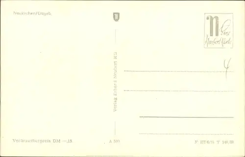 Ak Neukirchen im Erzgebirge, Teilansicht