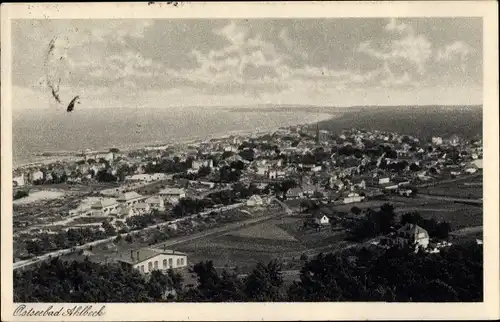 Ak Ostseebad Ahlbeck Heringsdorf auf Usedom, Gesamtansicht