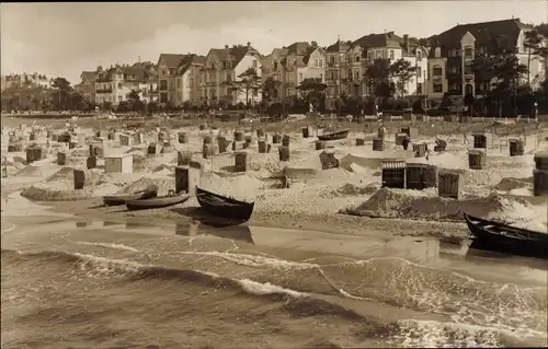 Ak Ostseebad Bansin Heringsdorf auf Usedom, Villen am Strand