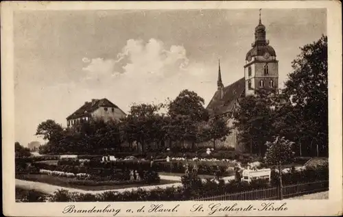 Ak Brandenburg an der Havel, St. Gotthardt Kirche