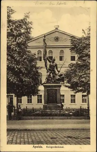 Ak Apolda in Thüringen, Kriegerdenkmal