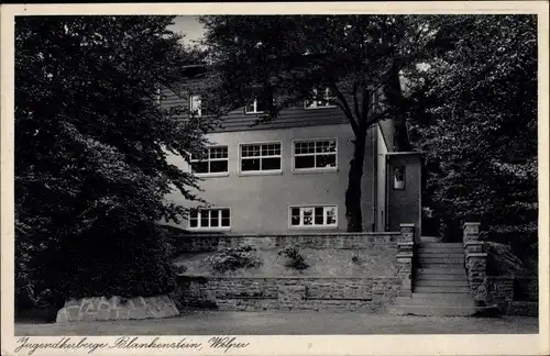 Ak Welper Blankenstein Hattingen im Ennepe Ruhr Kreis, Jugendherberge