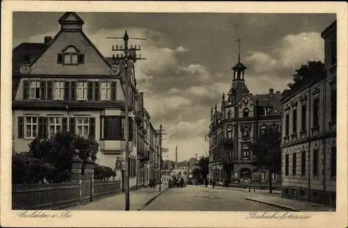 Ak Colditz in Sachsen, Bahnhofstraße