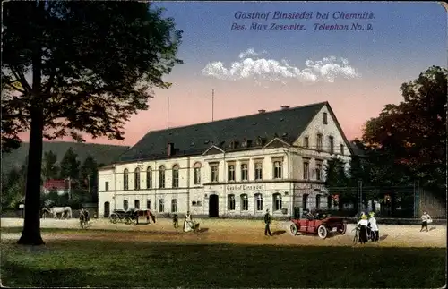 Ak Einsiedel Chemnitz, Gasthof Einsiedel