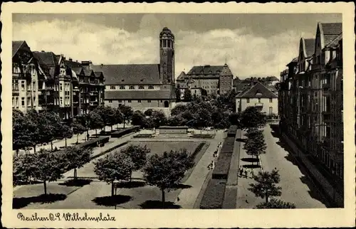 Ak Bytom Beuthen Oberschlesien, Wilhelmplatz