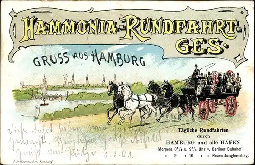 Litho Hamburg, Hammonia Rundfahrt Gesellschaft