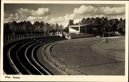 Ak Sowjetsk Tilsit Ostpreußen, Stadion