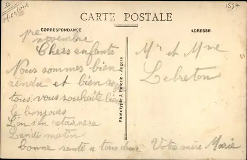 Ak Candé Maine et Loire, Place Nationale, Cafe de l'Union, Pharmacie