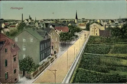 Ak Hattingen an der Ruhr, Blick auf den Ort