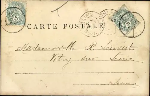 Ak Mädchen mit Puppe, Mann im Anzug liest Zeitung