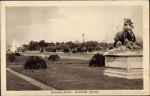 Ak Buenos Aires Argentinien, Avenida Alvear