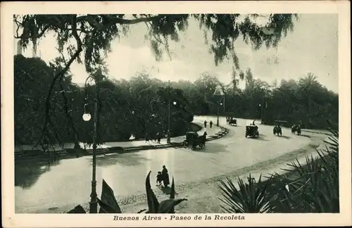 Ak Buenos Aires Argentinien, Paseo de la Recoleta