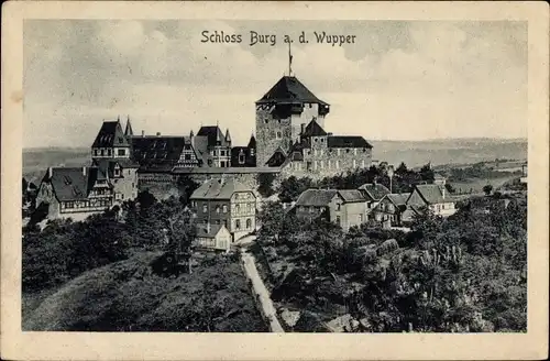 Ak Burg an der Wupper Solingen, Schloss Burg