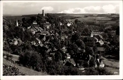 Ak Bad Lobenstein in Thüringen, Blick vom Geheeg