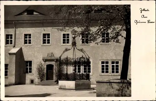 Ak Zittau in Sachsen, Der Grüne Born am Stadtmuseum