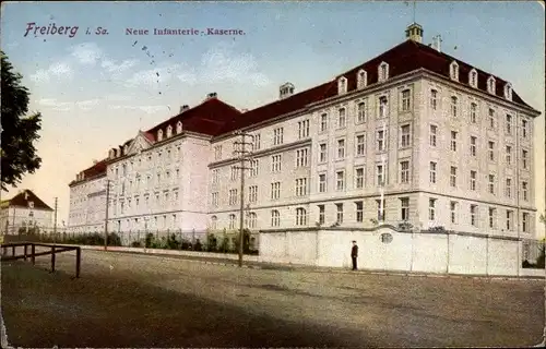 Ak Freiberg in Sachsen, Neue Infanterie-Kaserne