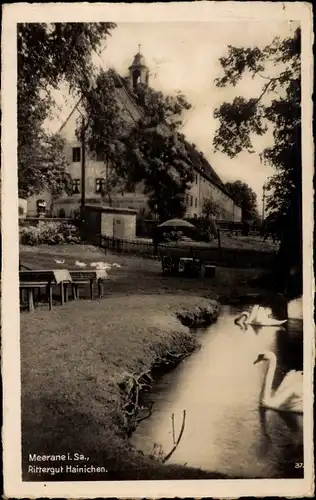 Ak Meerane in Sachsen, Rittergut Hainichen