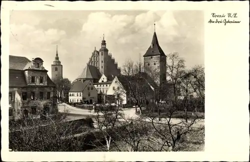 Ak Żary Sorau Ostbrandenburg, Die Drei Getreuen