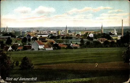 Ak Lubsko Sommerfeld in der Niederlausitz Ostbrandenburg, Panorama