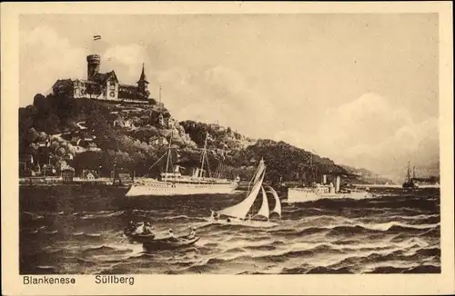 Ak Hamburg Altona Blankenese, Süllberg