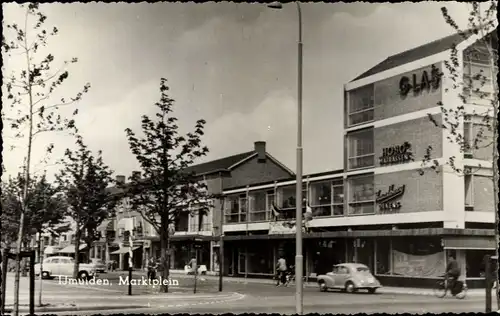 Ak IJmuiden Nordholland, Marktplein