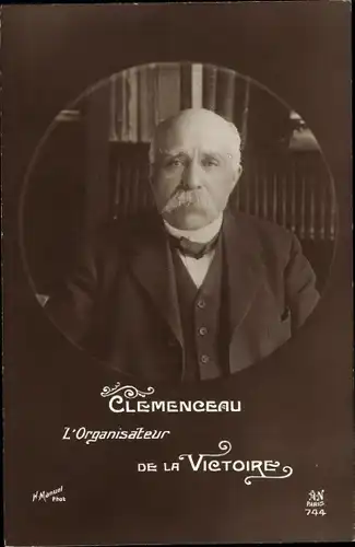 Ak Georges Clemenceau, Französischer Schrifststeller, Arzt und Politiker
